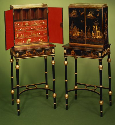 Two Chinoiserie Cabinets by Unbekannt Unbekannt